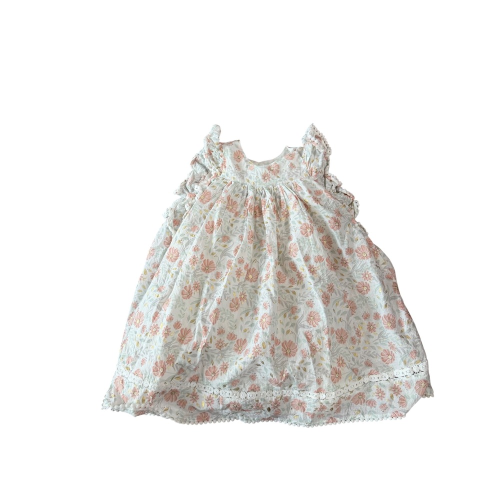 The Prairie by Rachel Ashwell Kids Girls White Floral Dress 4T Shabby Chic